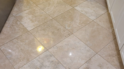 Travertine Floor Honed, Polished, Pristine