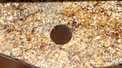 Broken Granite Expertly Repaired