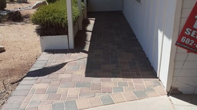 New Pavers Perfect For Entrance