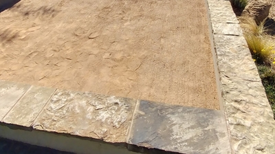 When improper exterior topical sealer is applied, it fails. That is, it peels, flakes, and turns white. Photo