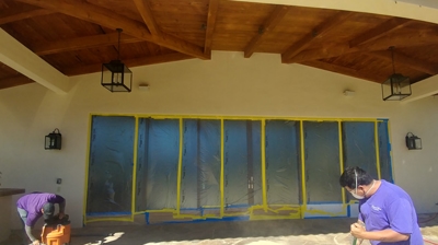 Our highly trained technicians have the knowledge and skills to restore flagstone. Photo