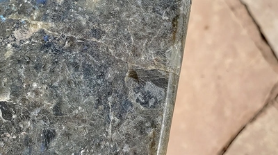 Here is an AFTER image of the granite chip repair. Photo