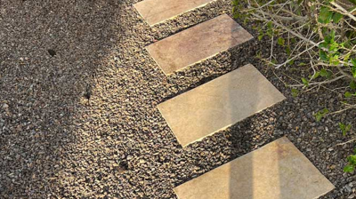 This image was taken AFTER we cleaned and applied enhancing sealer. Photo