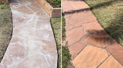 This BEFORE (left) and AFTER (right) image demonstrates the high quality work we do. Photo