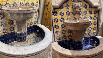 Paradise Valley Tile Fountain Restoration