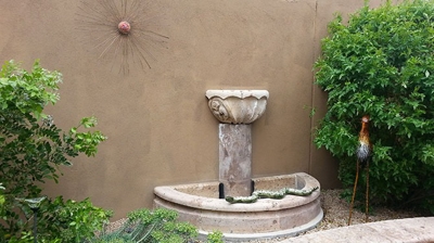 This is the old foundation that was removed by the landscapers. Photo