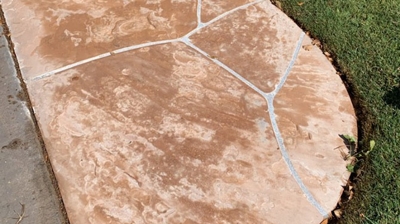 This image was taken immediately AFTER we cleaned, but BEFORE we neutralized. Photo