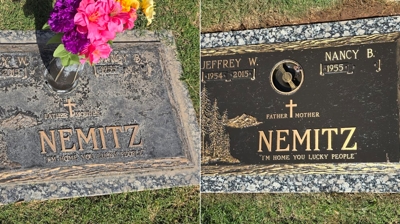 Granite and Bronze Headstone Restored