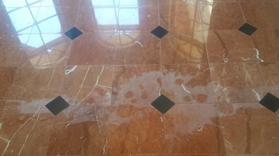 Here is a closer image of the etch damage. Photo