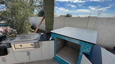 Outdoor Kitchen Granite Tops Refinished