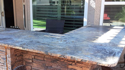 Restored Improperly Sealed Granite Photo