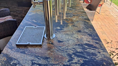 Improperly Sealed Granite Photo