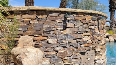 Notice the missing stone in this BEFORE image. Photo