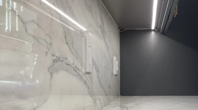 Notice the reflection on the backsplash in this AFTER image. Photo