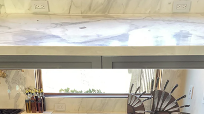 BEFORE (top) and AFTER (bottom) Photo