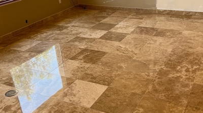 Our honing and polishing helped restore the color, as you can see in this AFTER image. Photo