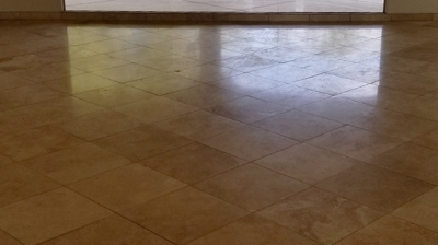 Notice the dull, cloudy finish in this BEFORE image. Photo