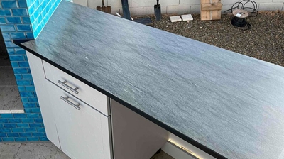 Here is another look at the granite AFTER restoration. Photo