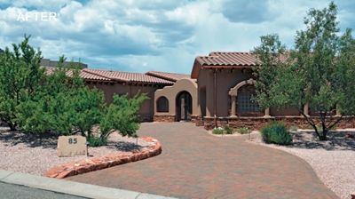 Pavers Stripped, Cleaned, and Sealed