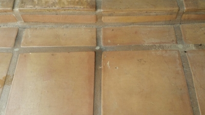 We selected this area to do our sample. This image was taken BEFORE we started working. Photo