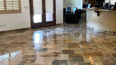 Travertine Floor Photo