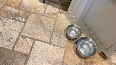 Before the restoration of the floor. Photo