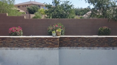 Here is another image taken AFTER we sealed the stone with Dry Treat Intensifia. Photo