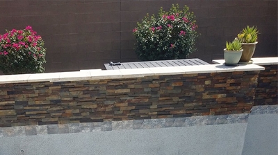 Here is another image taken AFTER we sealed the stone with Dry Treat Intensifia. Photo