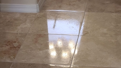 Here is another BEFORE image. The stone looks like it could be peeled. Photo