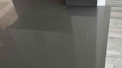 This is the same area as the previous photo, AFTER restoration. Photo