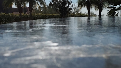 Exterior Granite Repair and Refinishing