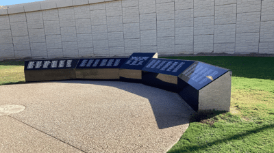 The restored monument regained its original dignity and impact. Photo