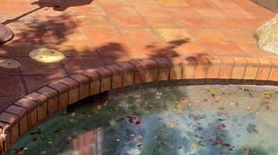 The color enhancing sealer really improved the dull appearance of the Saltillo, as you can see in this AFTER image. Photo