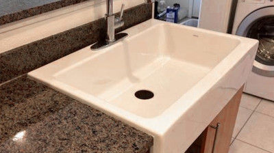 Sink Installation Photo