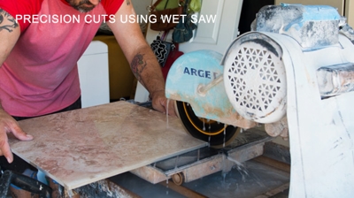 Ceramic Tile Floor Installation