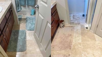 Travertine Bathroom Photo