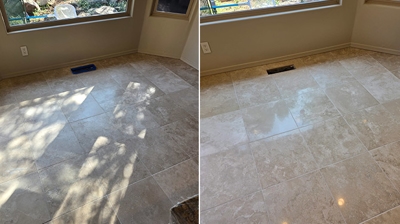 Travertine Floor Polished Photo