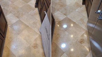 Here is another BEFORE (left) and AFTER (right). Photo