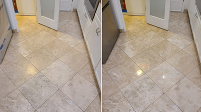 Here is a side-by-side comparison of BEFORE (left) and AFTER (right). What a difference! Photo