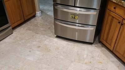 This BEFORE image shows the surface damage. Photo