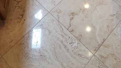 Phoenix Travertine Kitchen Floor Restored