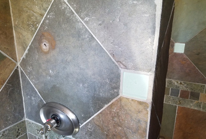 Slate Shower Stripped Cleaned And, Slate Shower Tile Ideas
