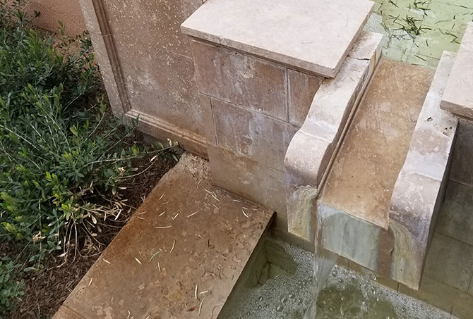 Fountain Improper Sealer