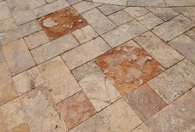 Exterior Travertine Pool and Patio Cleaning and Sealing
