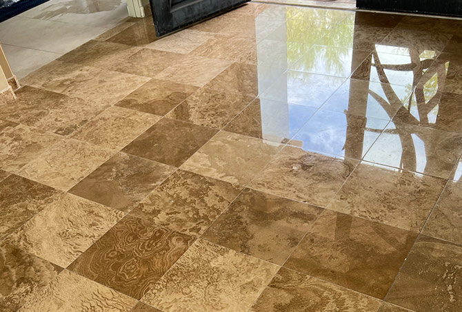 Honed and Highly Polished Marble