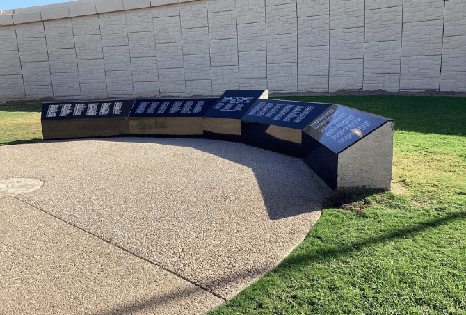 Restored Granite Monument at Luke AFB