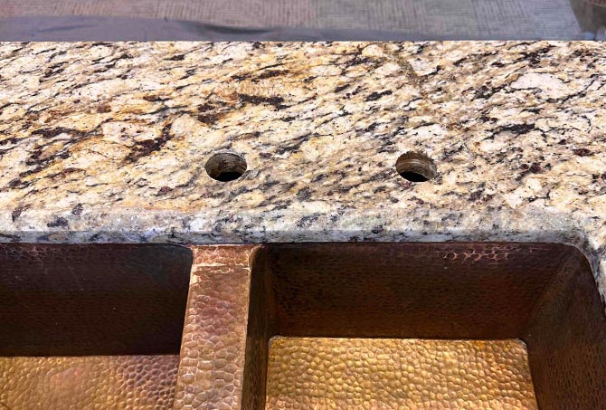 In this AFTER image you can see the difference professional color-matched epoxy makes.